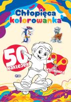 Okładka książki Chłopięca. Kolorowanka