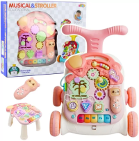 Opakowanie Chodzik edukacyjny 5w1 różowy