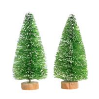 Opakowanie Choinki dekoracyjne 8cm zielone 2szt