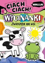 Okładka książki Ciach ciach! Wycinanki zwierzęta w zoo
