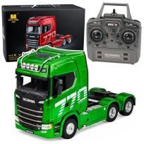 Opakowanie Ciągnik siodłowy Scania a R/C Huina zielony 1:18