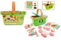 Opakowanie Ciastolina koszyczek zielony do zabawy z foremkami