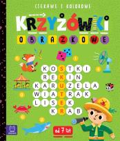 Okładka książki Ciekawe i kolorowe. Od 7 lat. Krzyżówki obrazkowe