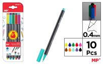 Opakowanie Cienkopis 0.4mm 10 kolorów