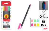 Opakowanie Cienkopis 0.4mm 6 kolorów