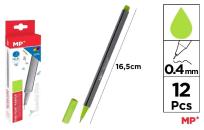 Opakowanie Cienkopis 0.4mm jasnozielony (12szt)