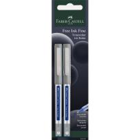 Opakowanie Cienkopis kulkowy niebieski 2szt FABER CASTELL