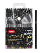 Opakowanie Cienkopisy 0,4mm 12 kolorów