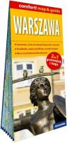 Okładka książki Comfort!map&guide Warszawa 2w1 przewodnik + mapa