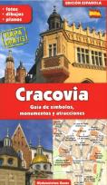 Okładka książki Cracovia / Kraków. Przewodnik po symbolach, zabytkach i atrakcjach (wydanie hiszpańskie)