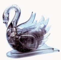 Opakowanie Crystal puzzle Łabędź Czarny