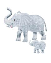 Opakowanie Crystal puzzle Słonie