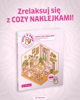 Okładka książki CUTE'N'COZY. Terapia COZY naklejkami