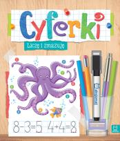 Okładka książki Cyferki. Liczę i zmazuję w.2