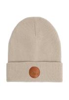 Opakowanie Czapka Beanie z bawełny organicznej beżowa