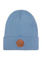 Opakowanie Czapka Beanie z bawełny organicznej szary błękit