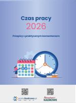 Okładka książki Czas pracy 2026 - Przepisy z praktycznym komentarzem