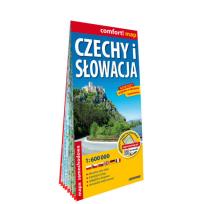 Okładka książki Czechy i Słowacja laminowana mapa samochodowa 1:600 000