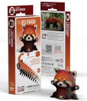 Opakowanie Czerwona Panda.Eugy. Eko Układanka 3D