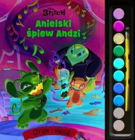 Okładka książki Czytam i maluję. Anielski śpiew Andzi. Disney Stitch