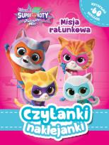 Okładka książki Czytanki naklejanki. Misja ratunkowa. Disney Junior Superkoty. Puszysta moc
