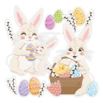 Opakowanie Dekoracja Wielkanocna Zajączki Wielkanocne