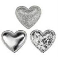 Opakowanie Dekoracje materiałowe serca 32x30mm