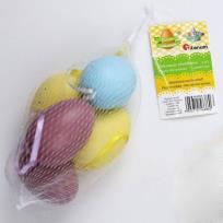 Opakowanie Dekoracje plastikowe zawieszki jajka 40x60mm 5szt