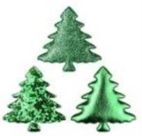 Opakowanie Dekoracje samoprzylepne choinki 12szt