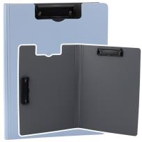 Opakowanie Deska z okładką A4 dwa klipy plastikowa jasnoniebieska