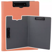 Opakowanie Deska z okładką A4 dwa klipy plastikowa różowa