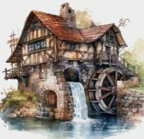 Opakowanie Diamentowa Mozaika Dom młynarza NO-2000156