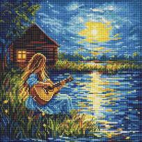 Opakowanie Diamentowa mozaika - Dźwięki w ciemności 40x40cm