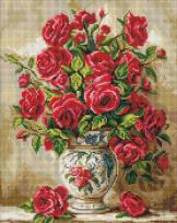 Opakowanie Diamentowa mozaika - Karmazynowe róże 40x50cm
