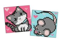 Opakowanie Diamentowa mozaika Kids naklejka - Szarzy.. 9x9cm