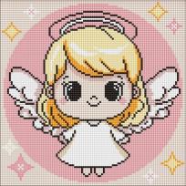 Opakowanie Diamentowa mozaika Kids - Święty Aniołek 30x30cm