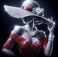 Opakowanie Diamentowa Mozaika Kobieta diamentowa elegancja NO-2001717