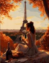 Opakowanie Diamentowa Mozaika Kobieta w Paryżu NO-1009979