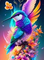 Opakowanie Diamentowa Mozaika Koliber kolorowy NO-2000152