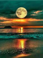 Opakowanie Diamentowa Mozaika Księżyc nad oceanem NO-2001519