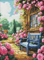 Opakowanie Diamentowa mozaika - Kwiatowy ogród 30x40cm