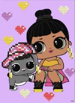 Opakowanie Diamentowa mozaika - LOL Honey Bun 15x20cm