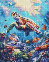 Opakowanie Diamentowa mozaika - Morski spokój 40x50cm