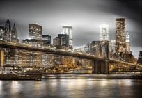 Opakowanie Diamentowa Mozaika Nowy York Most Brookliński o zmierzchu 	NO-2003033