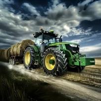 Opakowanie Diamentowa Mozaika Traktor z przyczepą balotów NO-2003100