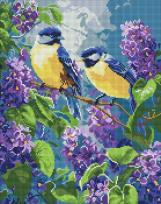 Opakowanie Diamentowa mozaika - Wiosenny duet 40x50cm