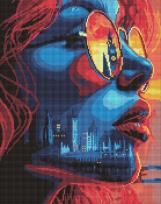 Opakowanie Diamentowa mozaika - Zachód słońca w Londynie