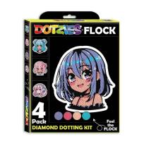 Opakowanie Diamond Dotz - Adults Flocked Neon Anime Girls