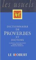 Okładka książki Dictionnaire poche de proverbes et dictons