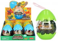 Opakowanie Dinozaur w jajku do skręcania 13cm MIX
